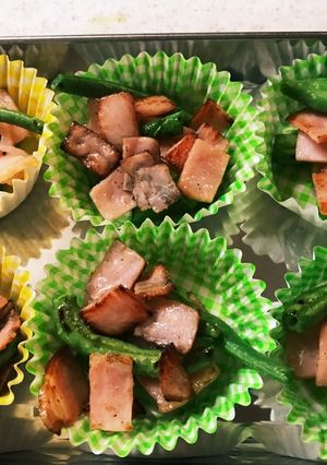 簡単☆お弁当のおかず③いんげんとハム-レシピのメイン写真