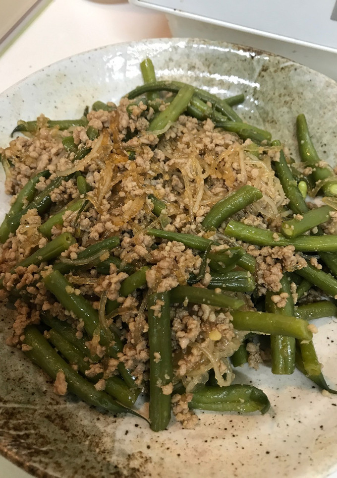 春雨といんげんのひき肉炒め-レシピのメイン写真
