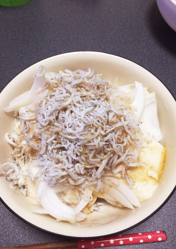 新玉ねぎとしらすの冷奴-レシピのメイン写真