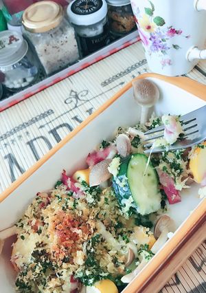 美肌野菜ズッキーニのベーコンチーズ焼き-レシピのメイン写真