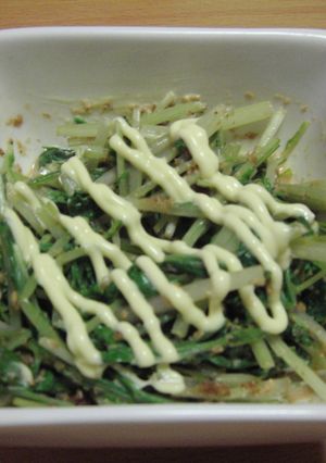 水菜のマヨ白あえ-レシピのメイン写真