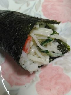 大根サラダの手巻き寿司☆-レシピのメイン写真