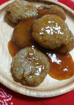 ～余った蕎麦DE蕎麦団子のみたらしあん～-レシピのメイン写真