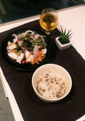 疲労回復に！蛸と野菜のサラダ-レシピのメイン写真