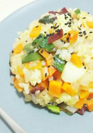美味しいビーフジャーキー炒飯-レシピのメイン写真