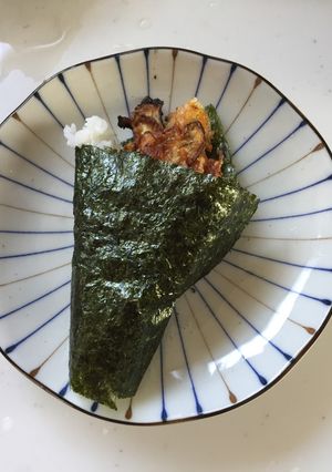 簡単 かき揚げ手巻き寿司-レシピのメイン写真