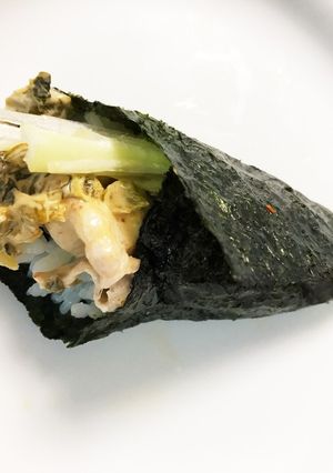 簡単♡明太高菜マヨネーズ肉手巻き-レシピのメイン写真