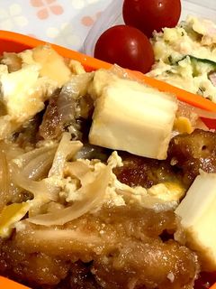 リメイク☆お弁当☆鶏肉の唐揚げ丼-レシピのメイン写真