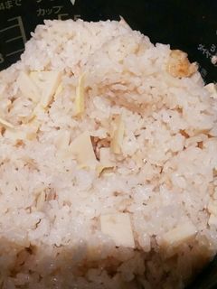 たけのこご飯 めんつゆ-レシピのメイン写真