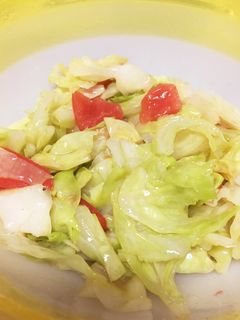 キャベツとトマトのさっぱりサラダ-レシピのメイン写真
