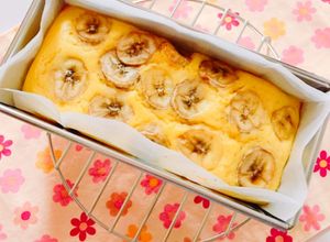 無添加♬ 米粉バナナヨーグルトケーキ-レシピのメイン写真
