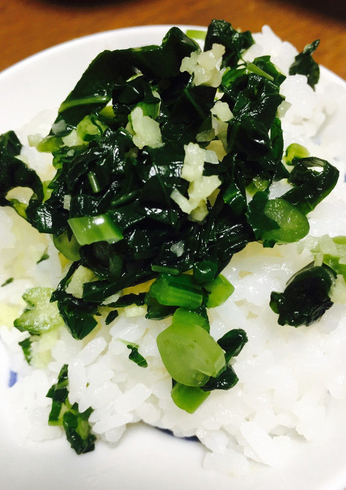 野沢菜と生姜だけの簡単ご飯のおとも♪-レシピのメイン写真