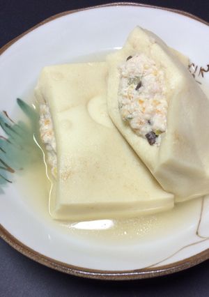 こうや豆腐のひき肉詰め-レシピのメイン写真