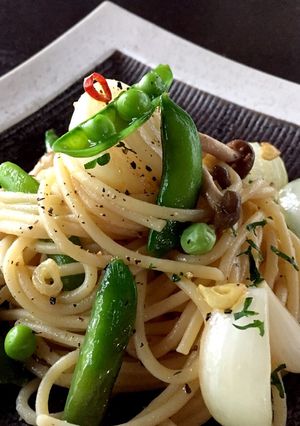 春野菜のマヨパスタ♪-レシピのメイン写真