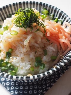 冷やしイカ茶漬け-レシピのメイン写真