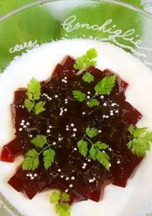 キラキラ☆紫陽花ゼリー-レシピのメイン写真