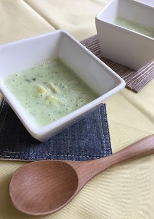 ワタまで食べるゴーヤーのポタージュ-レシピのメイン写真