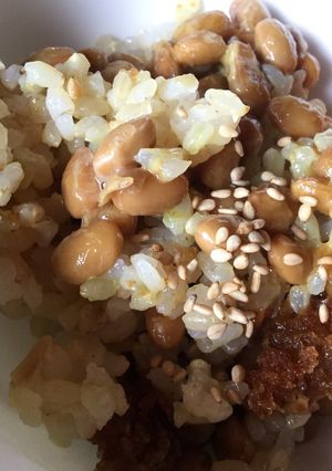 納豆と冷凍コロッケのまぜご飯-レシピのメイン写真