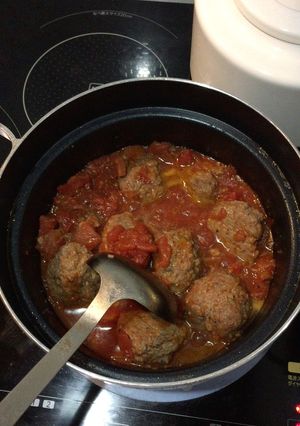 イタリア風ミートボールのトマト煮込み-レシピのメイン写真