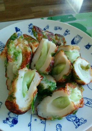 かんたん☆きゅうり入り磯辺揚げ焼き-レシピのメイン写真
