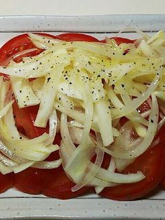 トマトとたまねぎのイタリアンサラダ-レシピのメイン写真