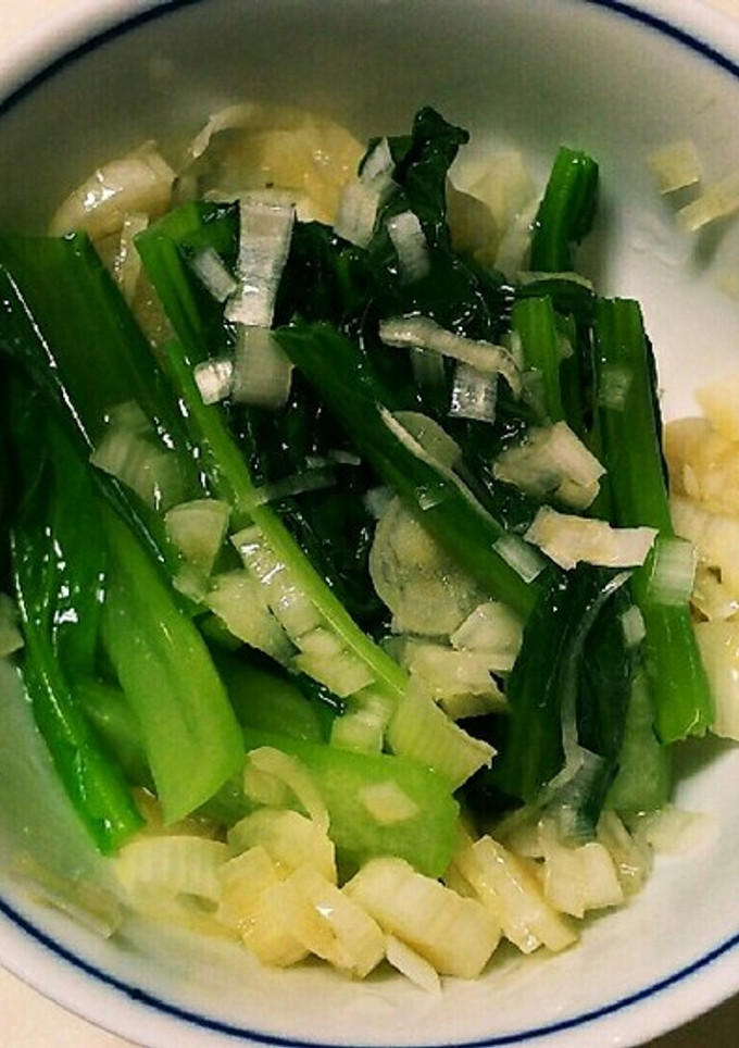 青菜のねぎ塩和え-レシピのメイン写真