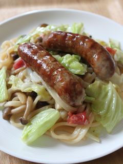 グリラーの梅焼うどん-レシピのメイン写真