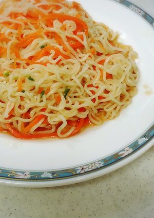 サッポロ一番冷やしキャロット麺-レシピのメイン写真