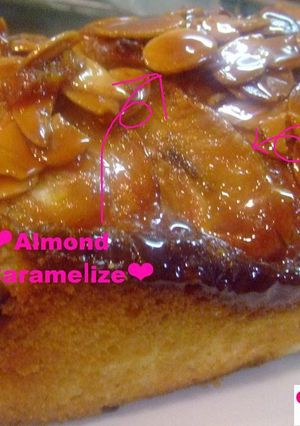 アーモンドキャラメリゼチョコバナナケーキ-レシピのメイン写真