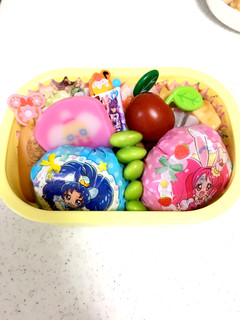 4歳児 電車遠足 キラキラプリキュア弁当-レシピのメイン写真