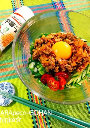 ドレッシングだけで簡単！台湾風混ぜそば。-レシピのメイン写真