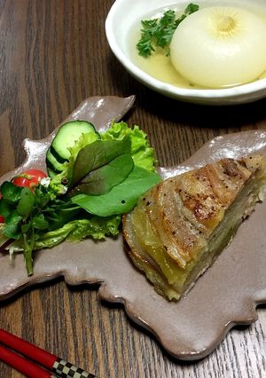 絶品!奇跡の焼き芋と豚バラのミルフィーユ-レシピのメイン写真