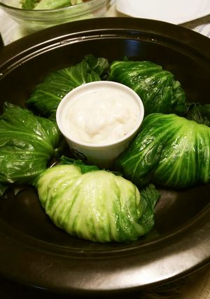 豆腐のレタス包み　マヨネーズディップ添え-レシピのメイン写真