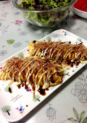 手軽に一品！お好み焼き風オムレツ★-レシピのメイン写真