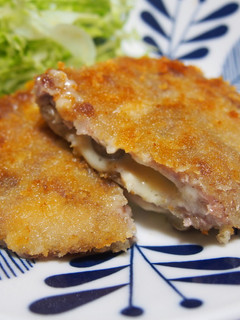 チーズが溢れる♪豚こまキノコチーズカツ♪-レシピのメイン写真