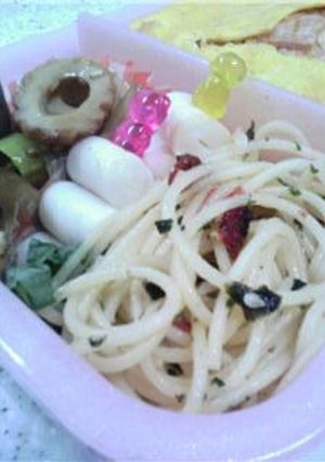 簡単!スパゲッティ&ふりかけでお弁当☆★-レシピのメイン写真