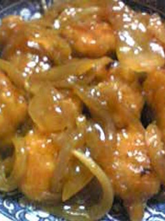 から揚げと玉ねぎ甘煮。-レシピのメイン写真