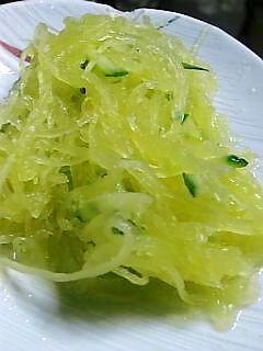 糸かぼちゃときゅうりの酢の物-レシピのメイン写真