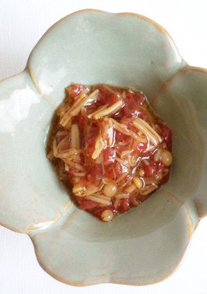 なめ茸の梅肉和え-レシピのメイン写真