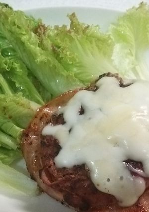 簡単！ヘルシーベーコン巻チーズハンバーグ-レシピのメイン写真