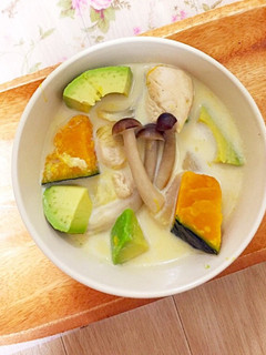 マクロビレシピ♪ 洋風豆乳スープ♪-レシピのメイン写真