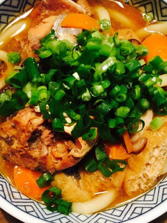 鯖うどん-レシピのメイン写真