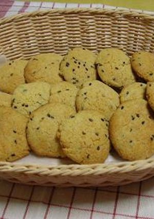 簡単ゴマクッキー-レシピのメイン写真