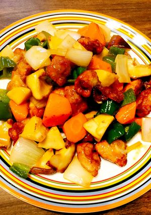 野菜たっぷり！唐揚げの甘酢炒め-レシピのメイン写真