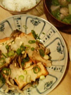 焼いた厚揚げ&まいたけのおろしのせ-レシピのメイン写真