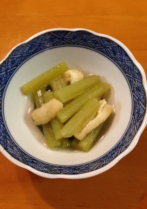 白だしで簡単！ふきと油揚げの煮物-レシピのメイン写真
