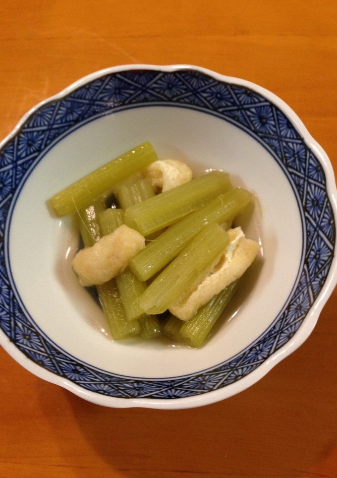 白だしで簡単！ふきと油揚げの煮物-レシピのメイン写真