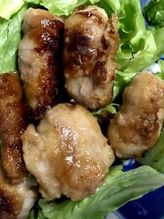 キャベツの冷しゃぶ用豚肉巻き 照り焼き-レシピのメイン写真