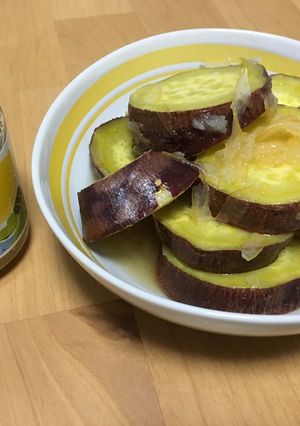 レンジとジャムで簡単さつまいものレモン煮-レシピのメイン写真