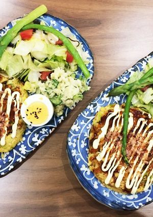 グルテンフリー＊とろふわ幸せのお好み焼き-レシピのメイン写真